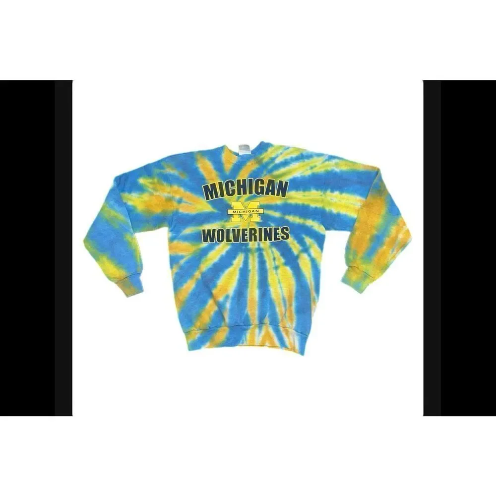 Michigan Wolverines Tie-Dye Sweater